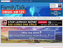 Tablet Screenshot of familytalktoday.com